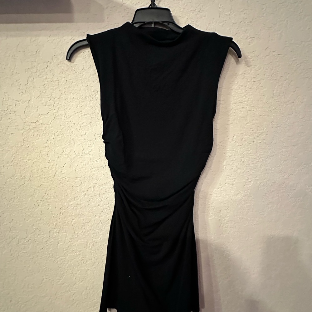 Wild Fable Black Sheath Mock Neck Cocktail Dress